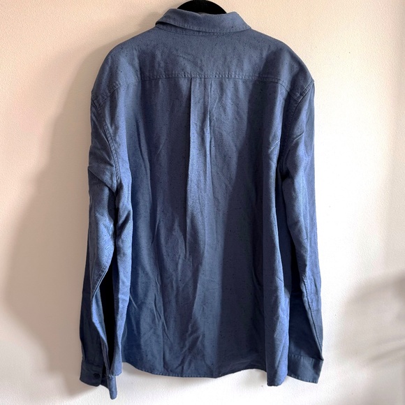 NWT L.L.Bean Donegal Cotton Twill Shirt | Men’s XL Slim | Vintage Indigo Rugged - Picture 3 of 8
